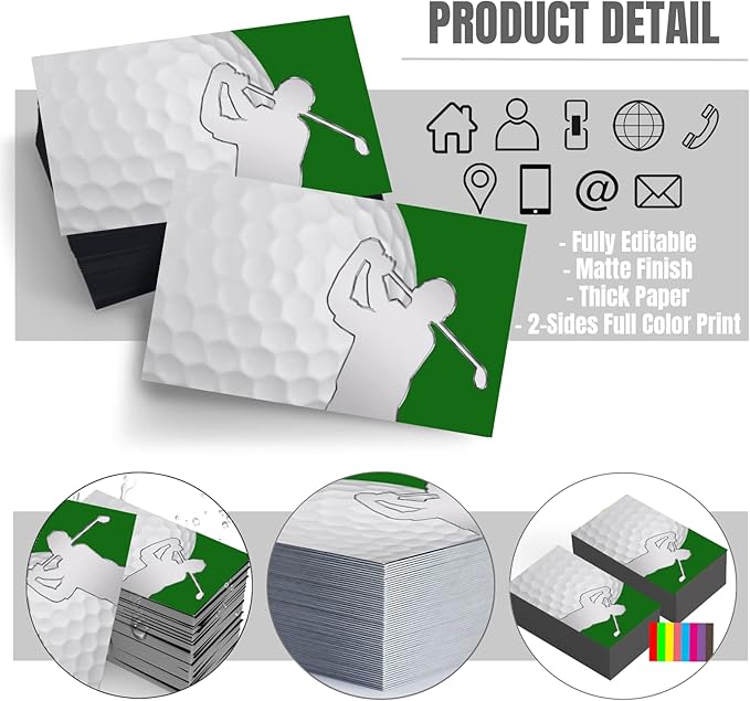 Custom Business Cards Double-Sided Personalized Stationery | Professional - Image 2