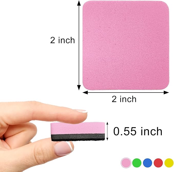 OWLKELA 30 Pack Whiteboard Eraser - Image 2