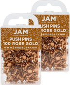 JAM PAPER Colorful Push Pins by JAMPaper