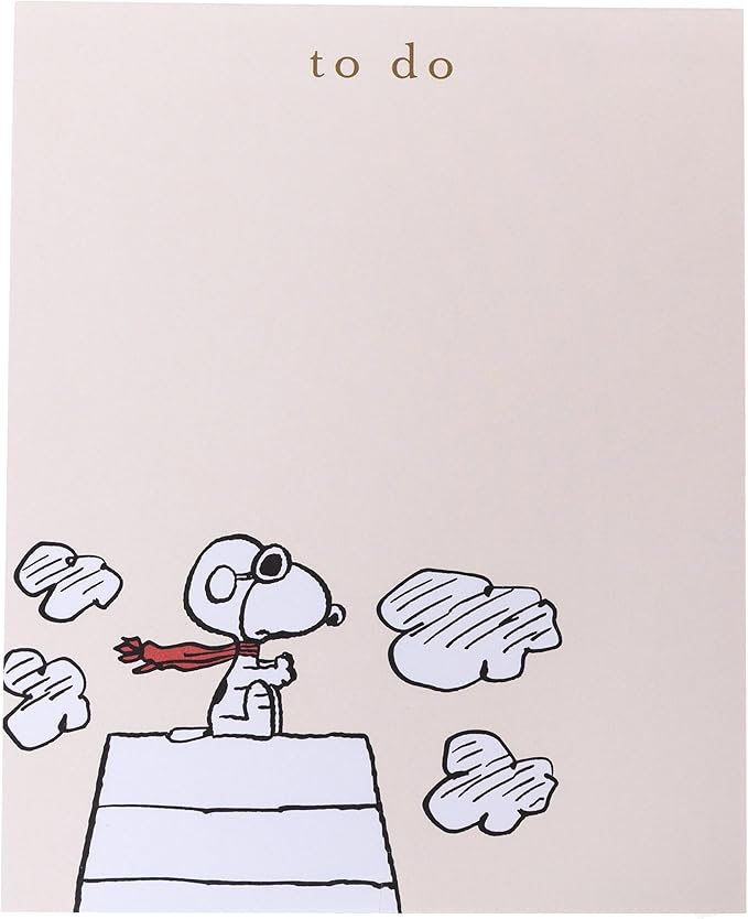 Graphique Peanuts Assorted Notepads Luxe Collection, 60 Sheets/Pad, 6.3” x 8.46” - Image 5