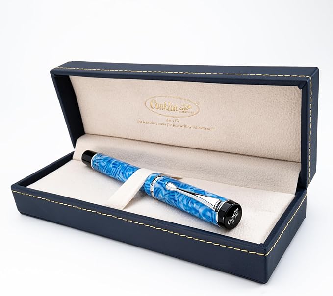 Conklin Duragraph Fountain Pen Ice Blue - Image 5