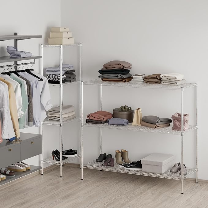 Regal Altair 24" Deep x 60" Wide x 54" Height Wire Shelving Kit | 3-Tier | NSF - Image 6