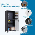 5-piece garage storage cabinets system heavy duty workshop on a desk or shelf