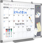 MAKELLO Dry Erase Calendar for Wall 24" x 18"