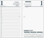 House of Doolittle Economy Daily Calendar Refill,12 Months (January 2027 to December 2027), Fits Standard #17 Base, 1 Day Double Page Layout, 3.5" x 6"