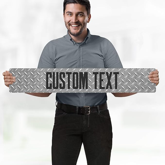 Custom Sign, Custom Street Sign, 11 Font Colors, 13 Font Styles, 4 Hole Options - Image 2