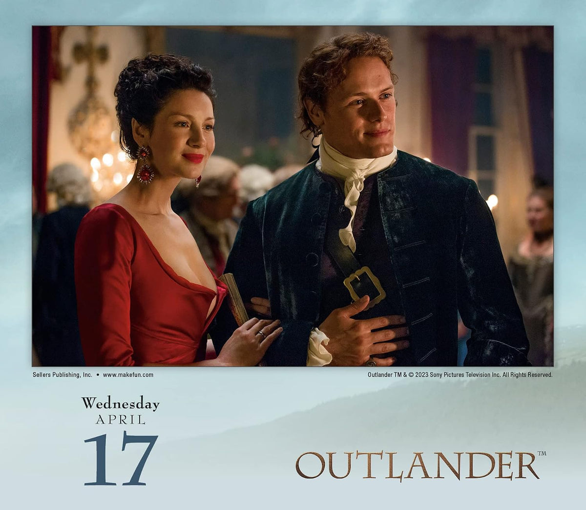 Outlander 2024 Boxed Daily Desk Calendar