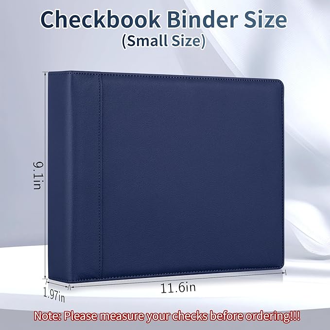Antner 3 Ring Personal Check Binder - Image 2