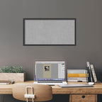 Amanti Art Black Framed Magnetic Board 13x25 Small Vision Board - Image 6