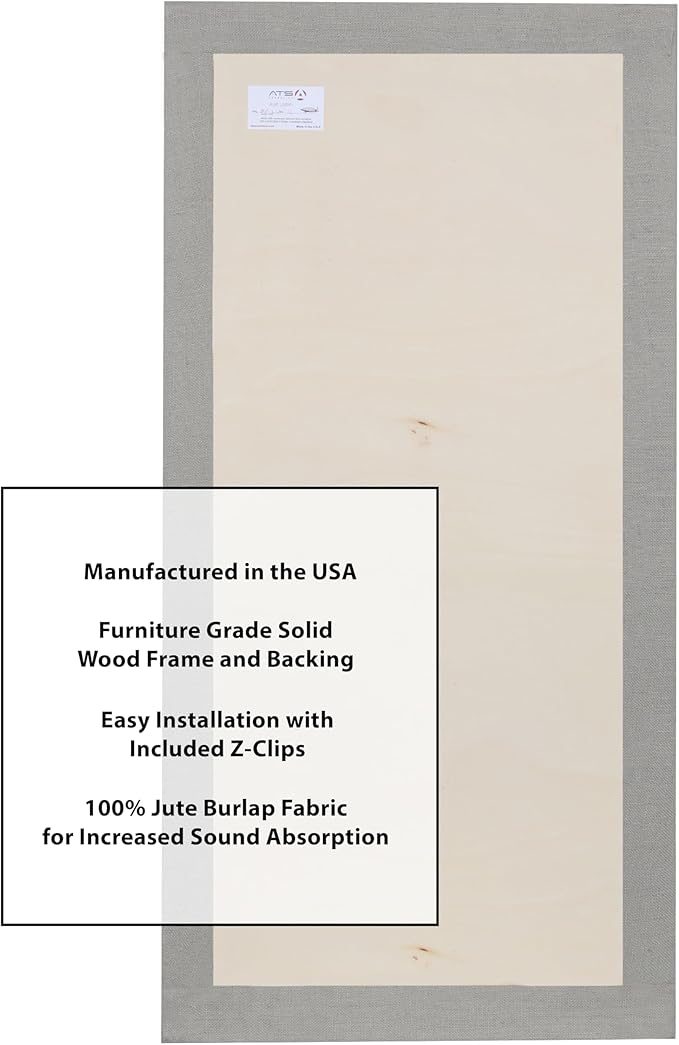 ATS Acoustic Panel 24x48x2 Inches, Beveled Edge - Image 5