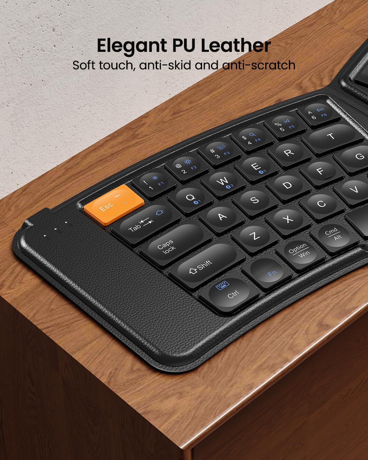 ProtoArc XKM03 Ergonomic Foldable Keyboard Mouse for Business and Travel