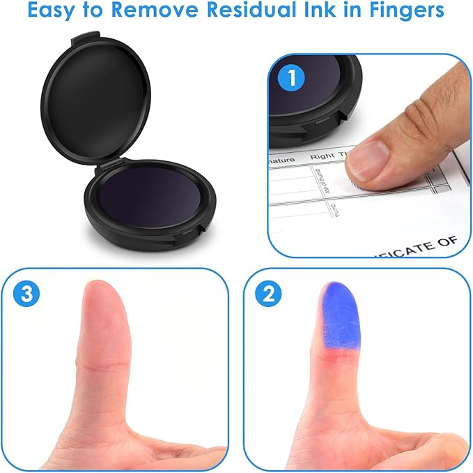 ERKOON Ingerprint Ink Pads, Thumbprint Ink Pad - Image 6