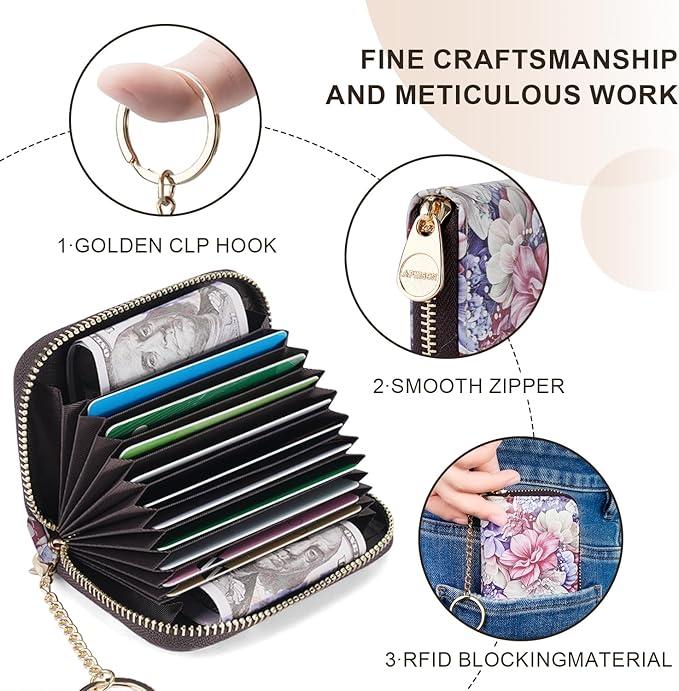 APHISON RFID Credit Card Holder Wallets - Image 5
