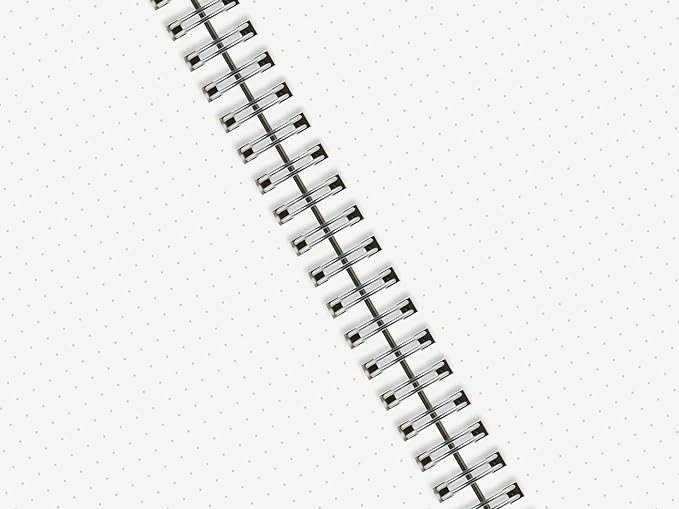 HULYTRAAT Large Dot Grid Spiral Notebook, 8.5" x 11", Premium 100gsm Ivory - Image 6