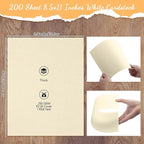Fainne 200 Sheets 8.5 x 11 Inches Card stock Thick Paper Heavyweight Card Stock - Image 2