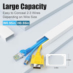 Yecaye Cord Hider, 113in Medium Cord Covers - Image 2