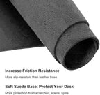 SUJAYU Dual Sided PU Leather Desk Pad, Mouse Pad, Office Desk Mat, Non-Slip - Image 6