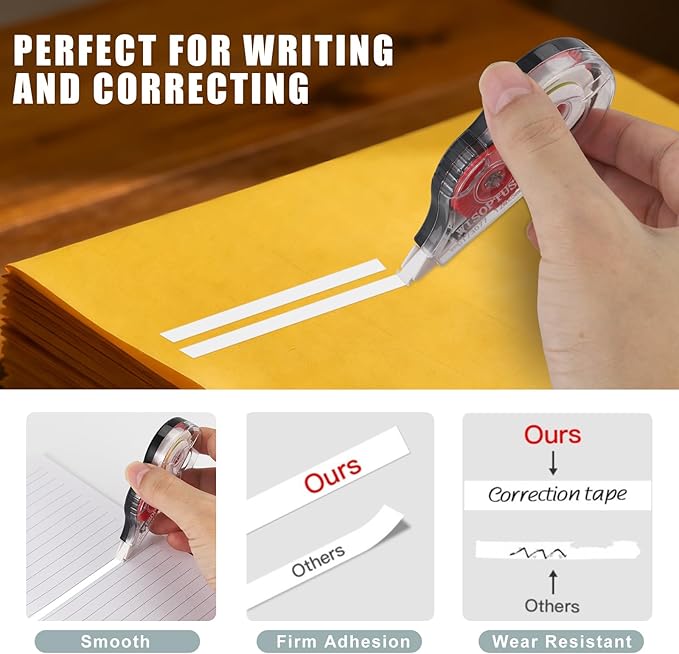 WISOPTUS 15PCS White Correction Tape - Image 4