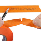 KIWIHUB Orange Painters Tape, 1 inch x 60 Yards x 5 Rolls - Image 4