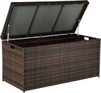 vingli 132 gallon outdoor wicker storage box, main product view