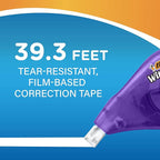 BIC Wite-Out Brand EZ Correct Correction Tape, 19.8 Feet, 4-Count Pack of White - Image 6