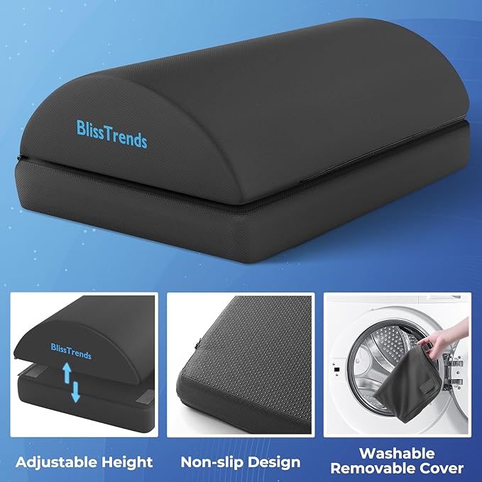 BlissTrends Foot Rest for Under Desk at Work-Versatile Foot Stool - Image 4