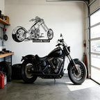 Custom Motorcycle Metal Sign Personalized Biker Name Sign Motorcycle Wall Art - Image 6