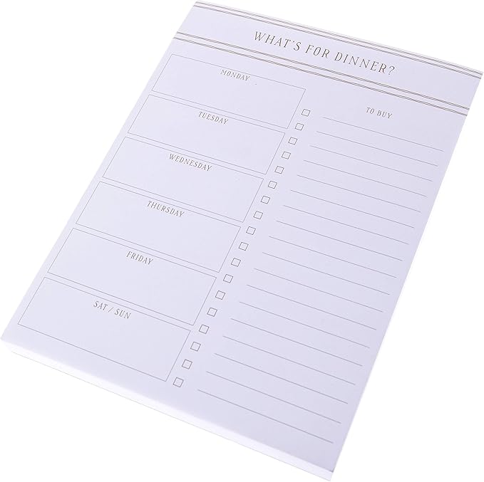 Graphique Large Magnetic Notepad, 6” x 8”–Front Says, “What’s - Image 3