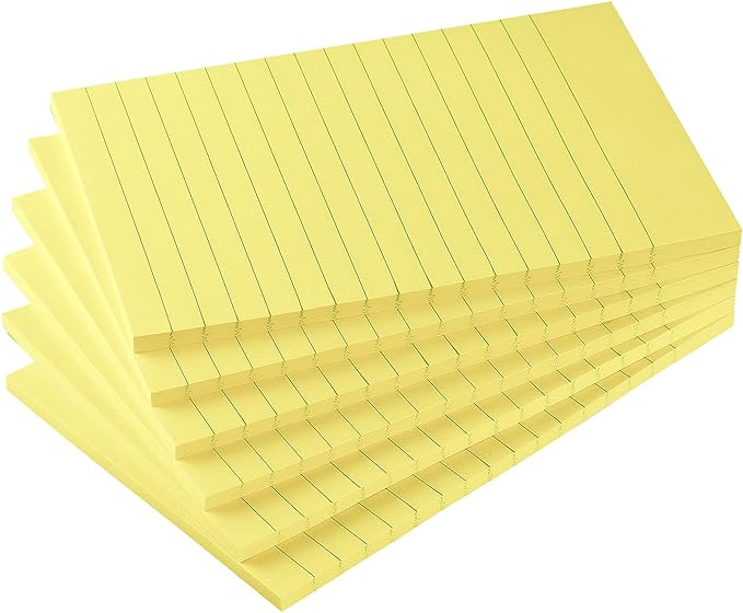 Early Buy 6 Pads Lined Sticky Notes by EarlyBuy