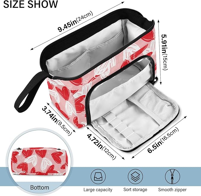 Bolaz Big Capacity Pencil Pen Case Pouch Bag School College Office Organizer - Image 3