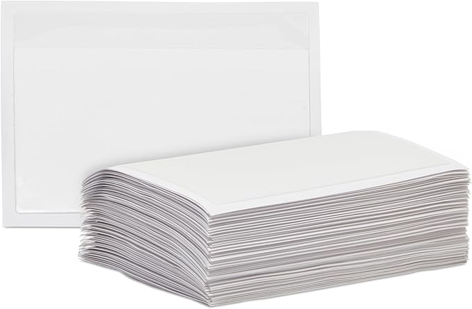 Juvale 100-Pack Clear Index Card Pockets - Image 9