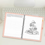 3-Hole Lined Refill Paper, Letter Size Punched Ruled Filler, 100 Sheets / 200 - Image 7