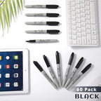 Thenshop 60 Pack Black Permanent Markers Bulk - Image 5