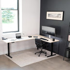 VIVO Electric Corner 84 x 63 inch L-Shaped Standing Desk, Memory Height - Image 7