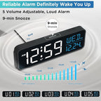 Peakeep Large Display Digital Alarm Clock - Image 4