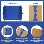 15 Pcs Trifold Presentation Board 12 x 20 Inch Trifold Poster Board Portable - Image 5
