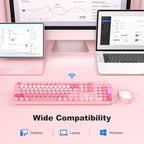 MOFII Wireless Keyboard and Mouse Combo, Full Size 2.4G Plug and Play - Image 3