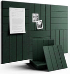 Fluxynara Large Felt Bulletin Board 36"x24" Cork Board Alternative by FLUXYNARA