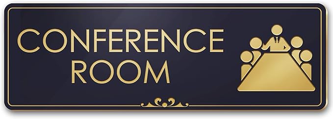 Conference Room Sign Office Meeting Sign, Fade Resistance, Indoor/Outdoor Use by MySignCenter