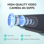 Yealink UVC34 4K Conference Room Camera System 10 Microphone 8 MP All-in-One - Image 3