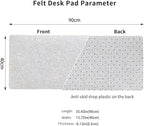DAWNTREES Felt Desk Pad, Large Keyboard Mat, Wool Desk Mat, Extra Large Felt - Image 2