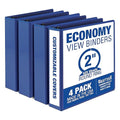 Samsill 2 Inch 3 Ring Binders, Made in USA, Economy Round Ring, 425 Sheet by Samsill