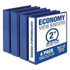 Samsill 2 Inch 3 Ring Binders, Made in USA, Economy Round Ring, 425 Sheet by Samsill