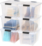 IRIS USA 32 QT Plastic Storage Box