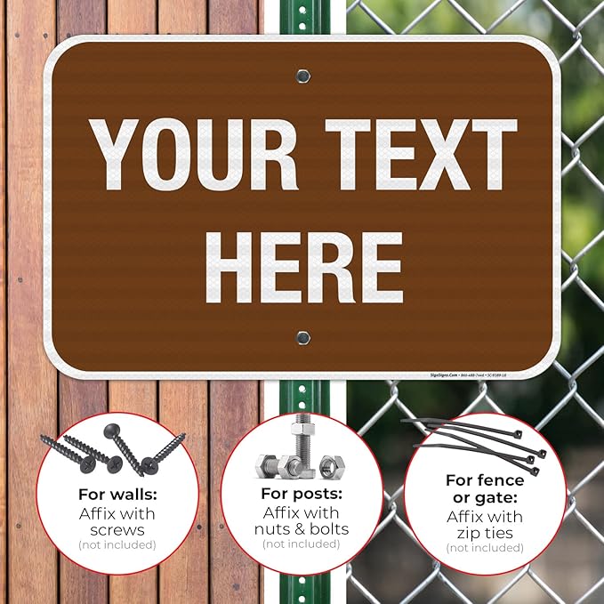 Custom Sign, Personalized Metal Signs, Customize - Image 4