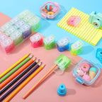 Teling 144 Pcs Manual Pencil Sharpeners Bulk Handheld Dual Holes Pencil - Image 4