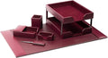 DACASSO Bonded Leather Desk Set by Dacasso