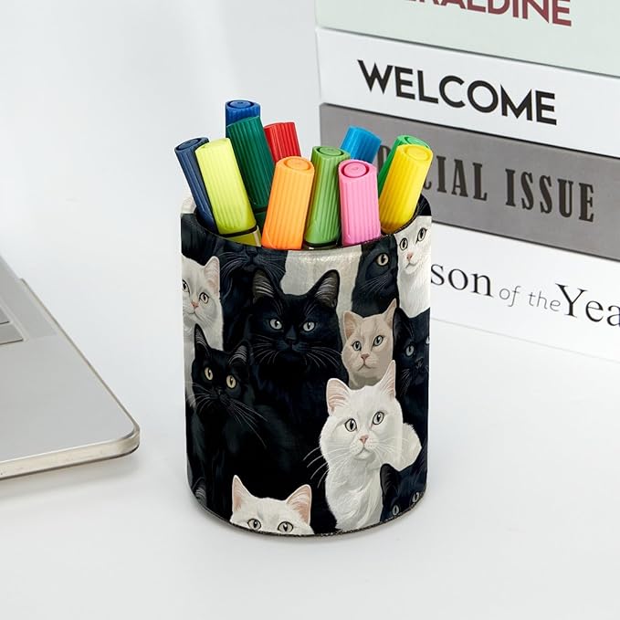 Leather Pen Holder for Desk, Kids & School - Image 5