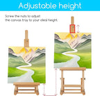 MEEDEN Tabletop Easel for Painting H-Frame, Adjustable Painting & Display Table - Image 3