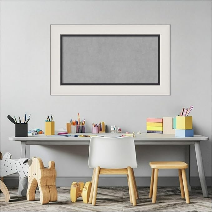 Amanti Art Silver Framed Magnetic Board 18x30 Small Vision Board - Image 5